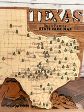 Load image into Gallery viewer, Texas State Park Map