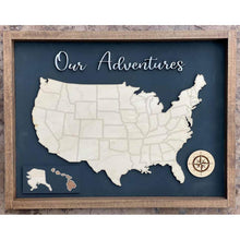 Load image into Gallery viewer, Map of the USA