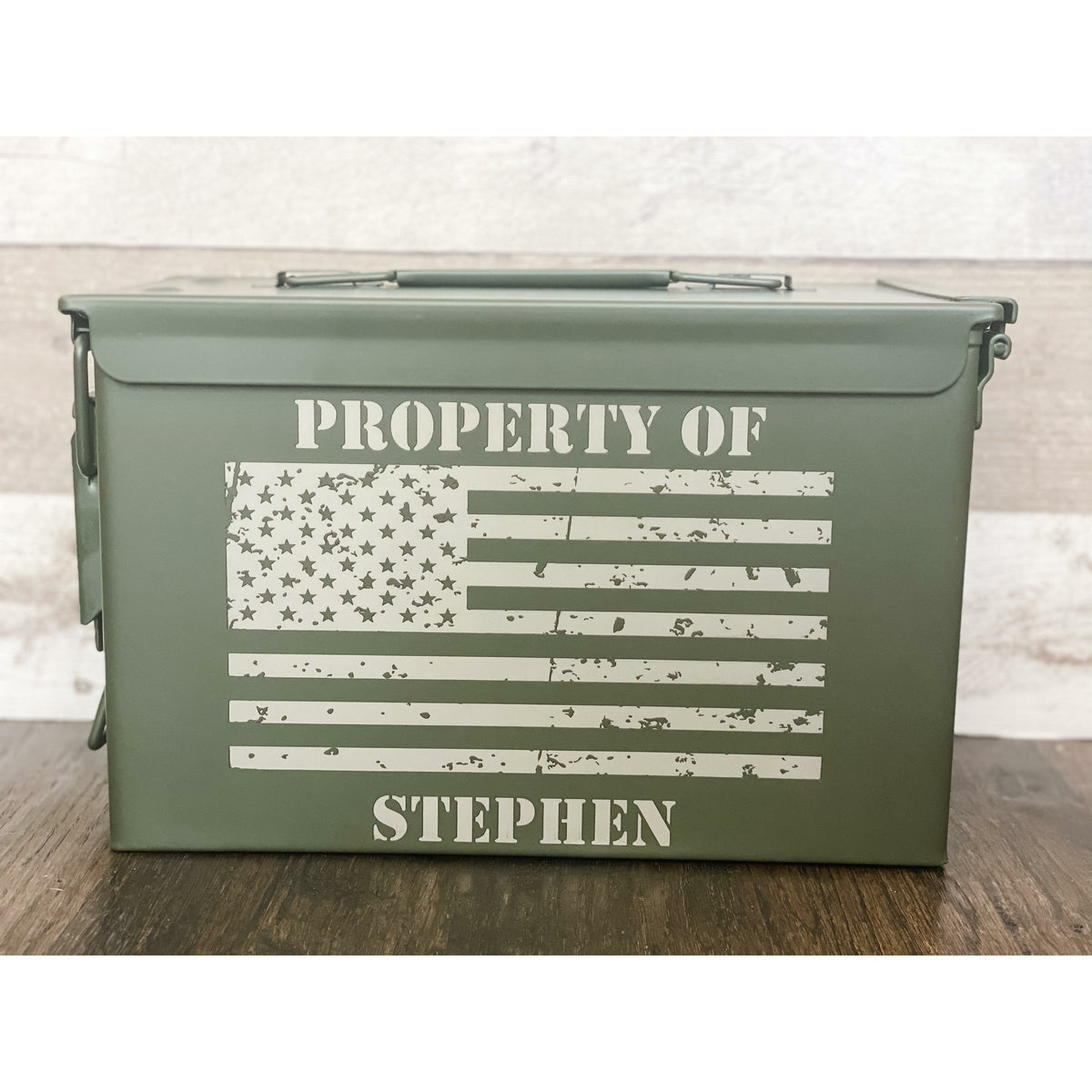 Personalized Metal Ammo Box