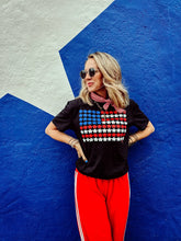 Load image into Gallery viewer, Floral Old Glory Graphic T-shirt
