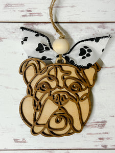 Doodle Art Dog Breed Ornament