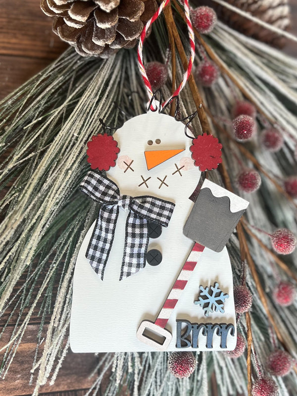 Brrr Snowman Ornament