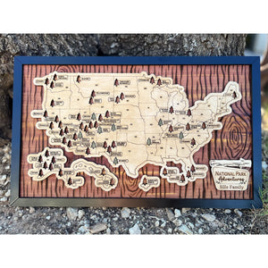 National Park Tracker Map