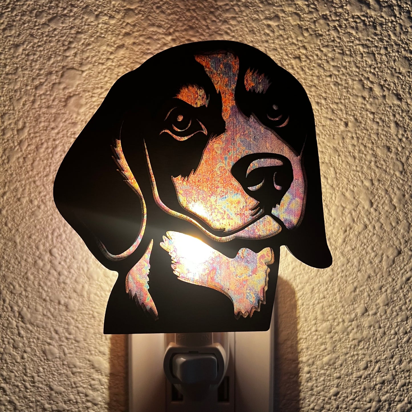 Wooden Pet Night Light – Multiple Dog Breeds & Animals Available
