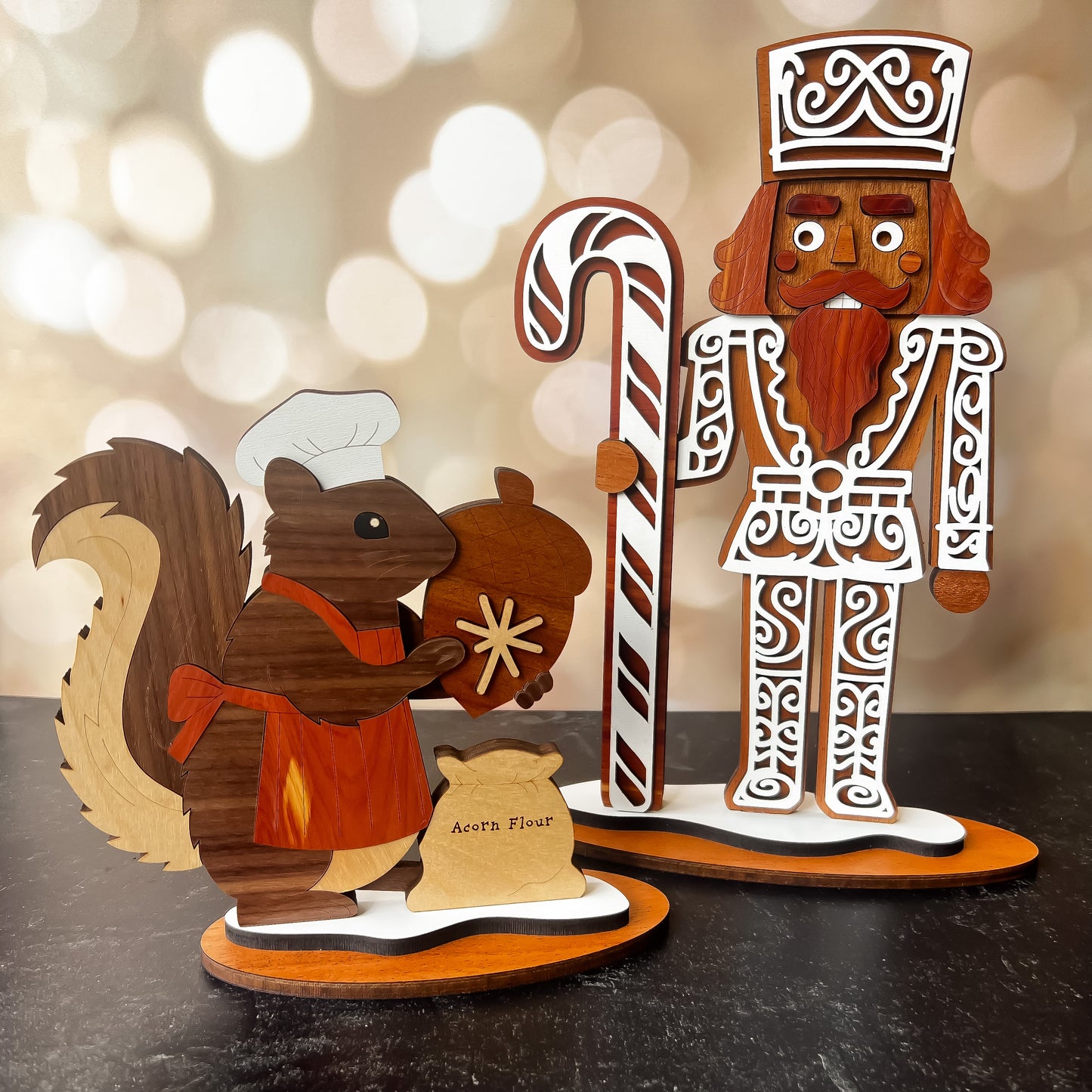 Nutcracker and Squirrel Set