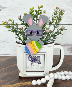 Interchangeable Mug Hugger Sets and Faux Mug