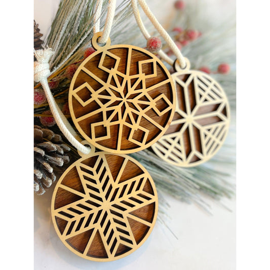 Art Deco Trio Ornament Set