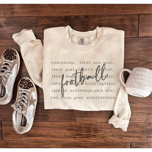 Football Words Sweatshirt