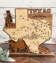 Load image into Gallery viewer, Personalized Texas State Park Map