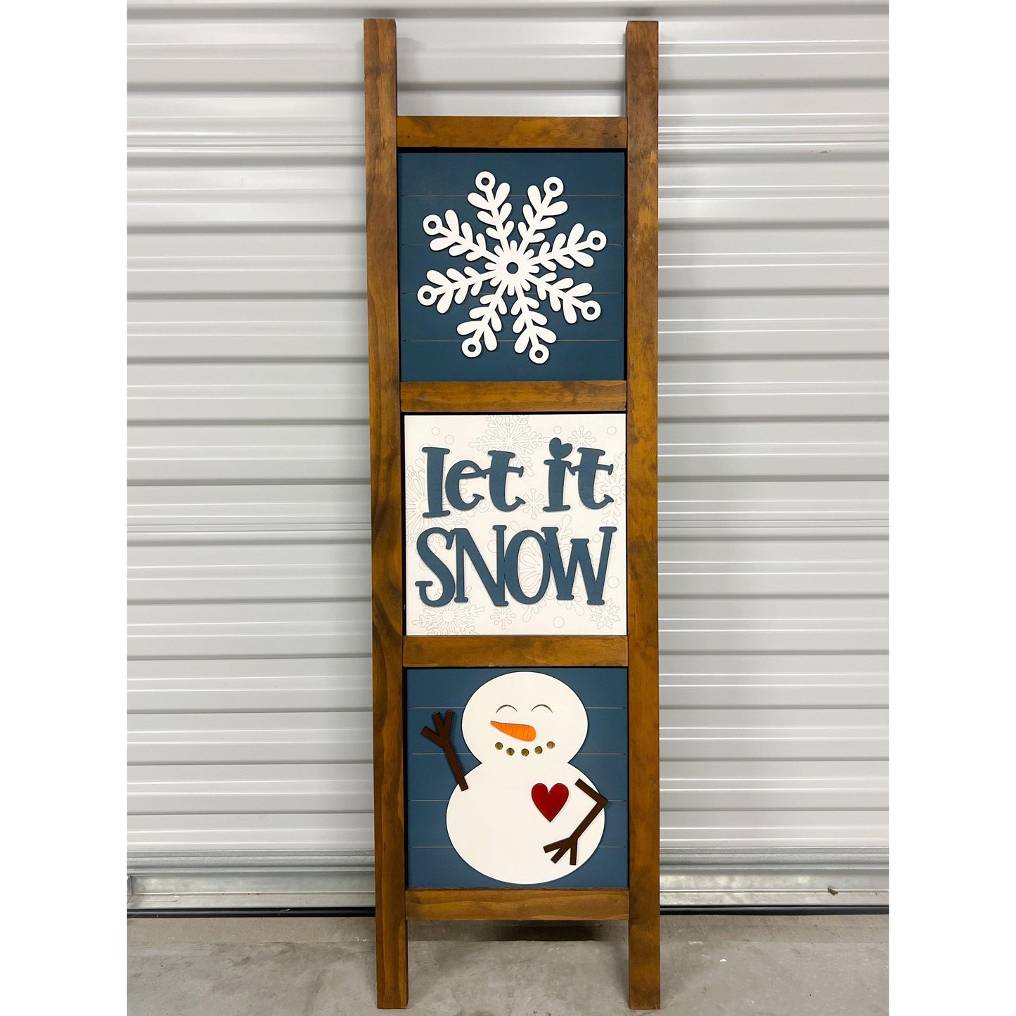 Interchangeable Porch Ladder Sign and Inserts