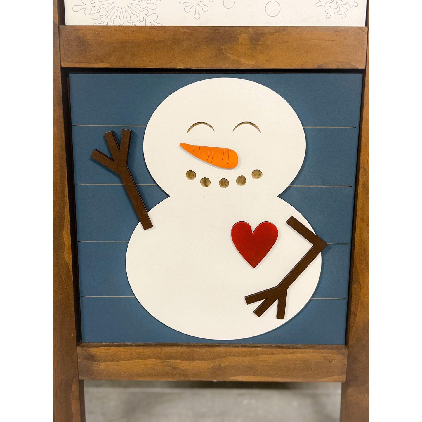 Interchangeable Porch Ladder Sign and Inserts