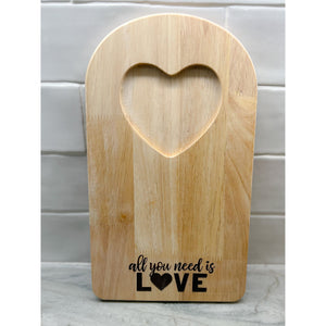 All You Need is Love Charcuterie Board
