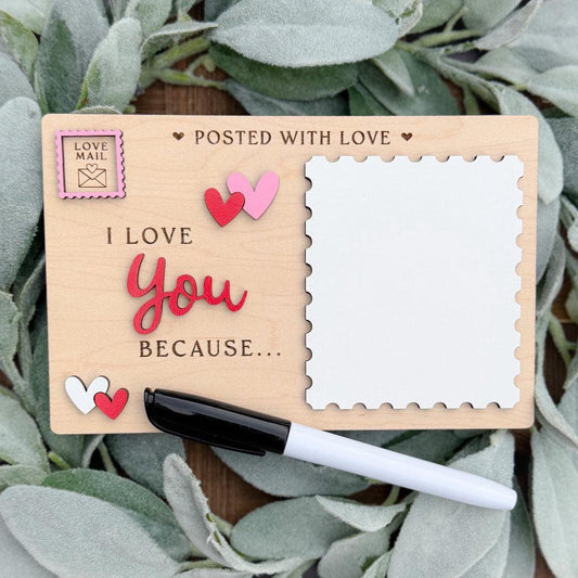 I Love You Dry Erase  Sign