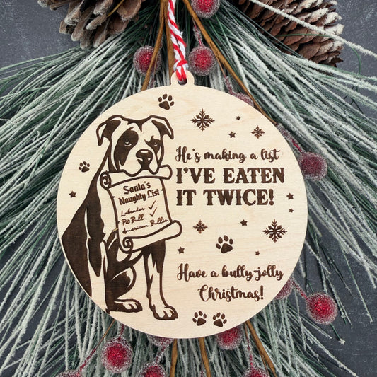 Retro Funny Dog Breed Ornament