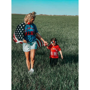 All American Mama & All American Mini Graphic T-shirts