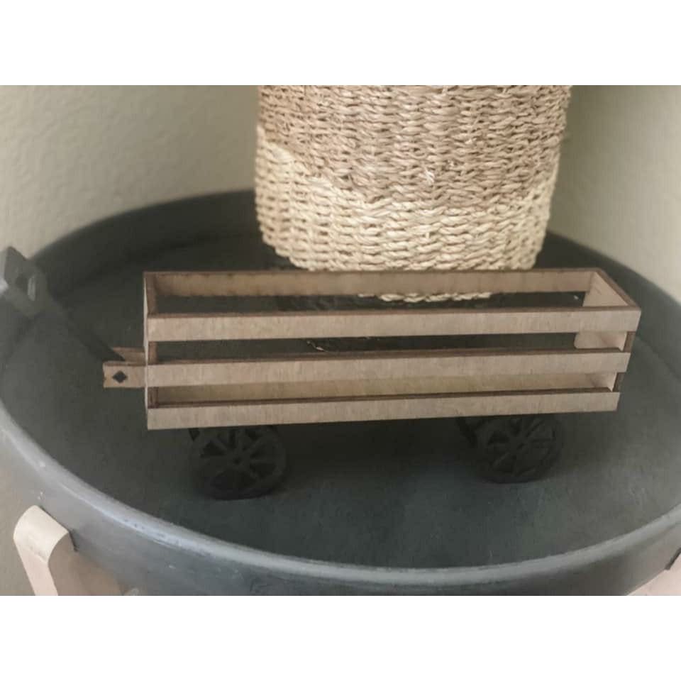 Mini Interchangeable Rustic Wagon or Shelf