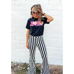 XOXO Leopard Graphic T-shirt