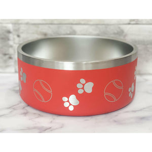 Personalized Laser Engraved Dog Bowls