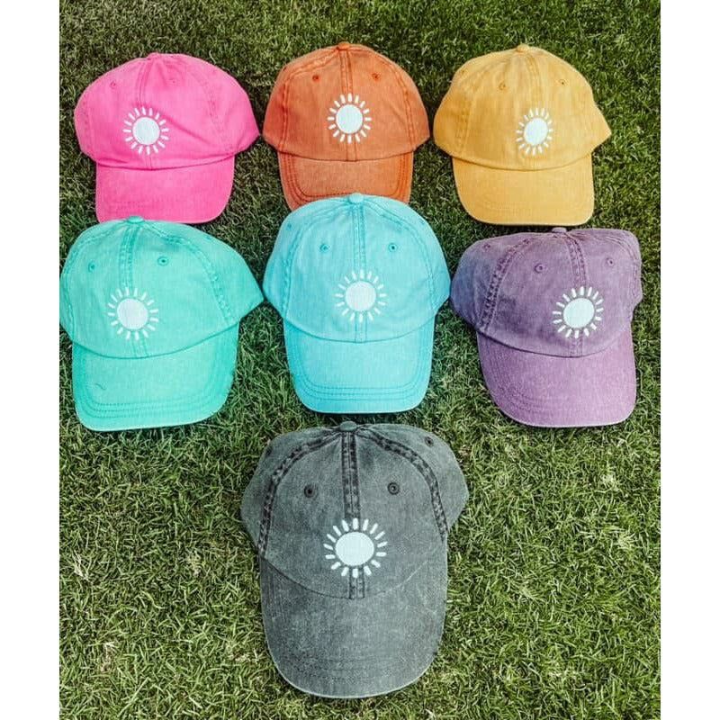 Sunshine Embroidered Cap