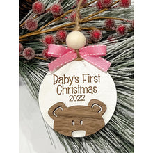 Load image into Gallery viewer, Baby’s First Christmas Bear Ornaments