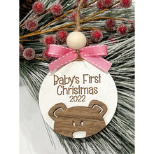Load image into Gallery viewer, Baby’s First Christmas Bear Ornaments