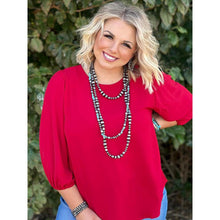 Load image into Gallery viewer, Rebel Red Blouse