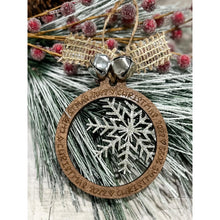 Load image into Gallery viewer, Rustic Snowflake Ornament