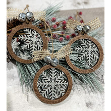Load image into Gallery viewer, Rustic Snowflake Ornament