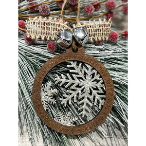 Rustic Snowflake Ornament