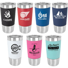 Load image into Gallery viewer, Personalized Beach 20 oz Tumbler with Silicone Grip