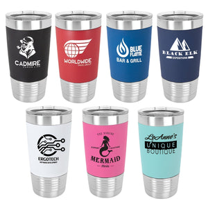 Baseball Vibes 20 oz Tumbler with Silicone Grip