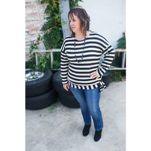 Load image into Gallery viewer, Can’t Help Falling in Love Stripped Top-Stella&#39;s Shabby Boutique