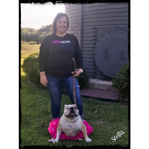 Dog Mom Shirt with Raglan Sleeves - Stella's Shabby Boutique