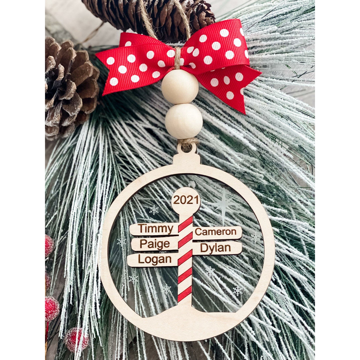 Personalized North Pole Ornament