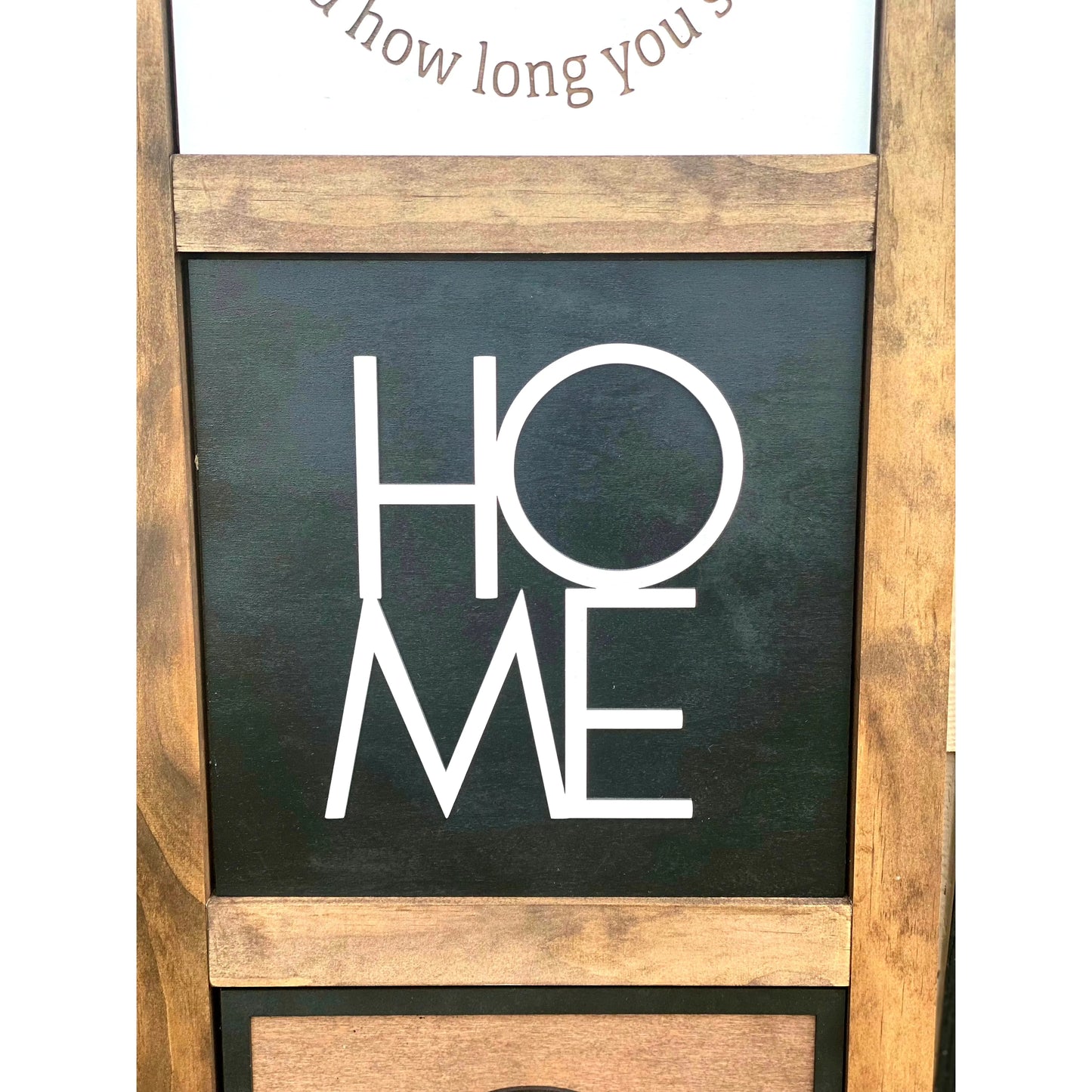 Interchangeable Porch Ladder Sign and Inserts