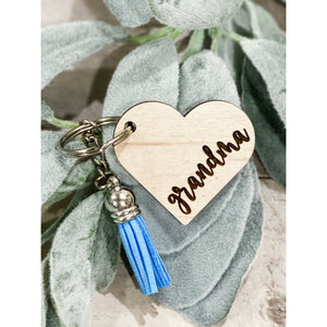 Personalized Heart Keychains