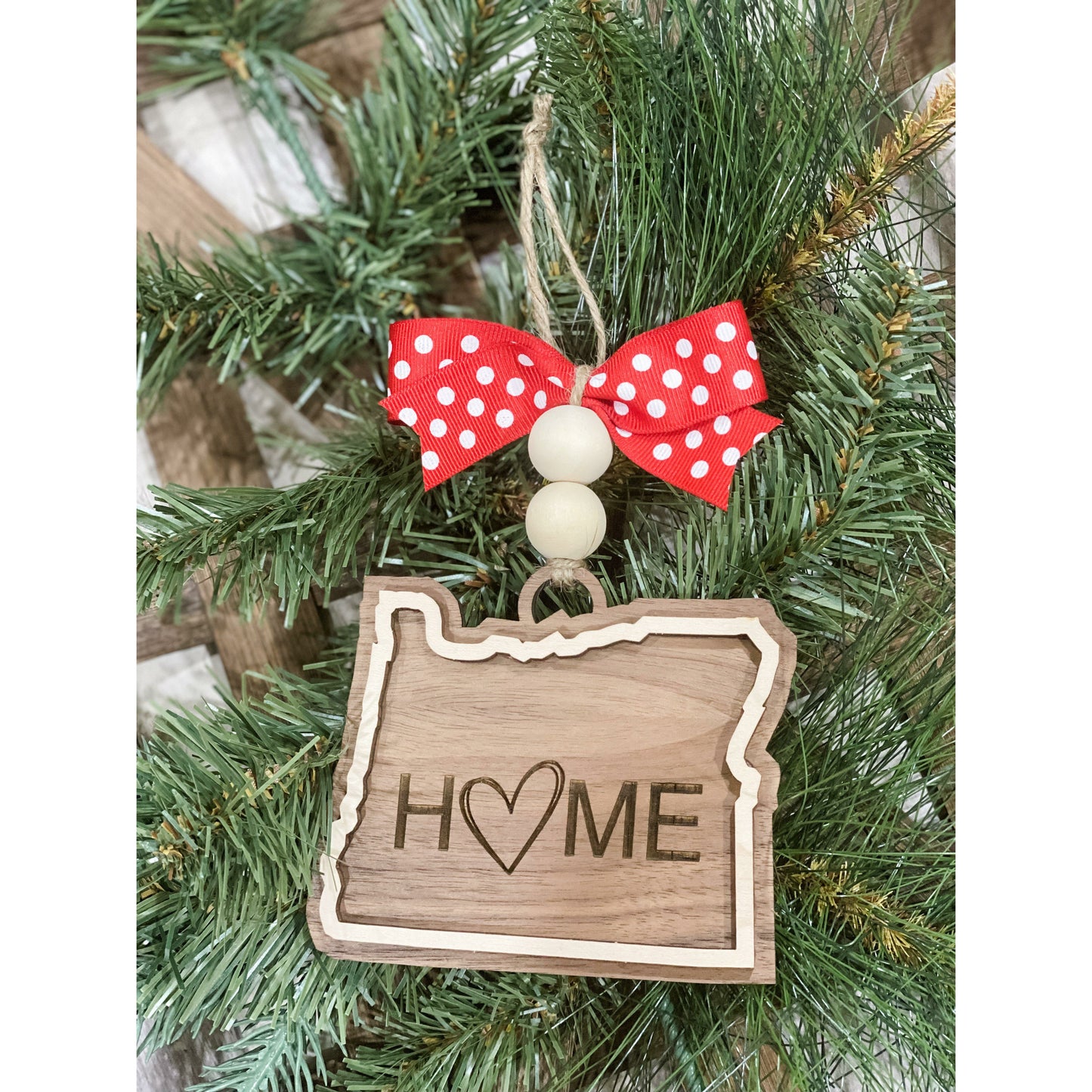 State Christmas Ornament