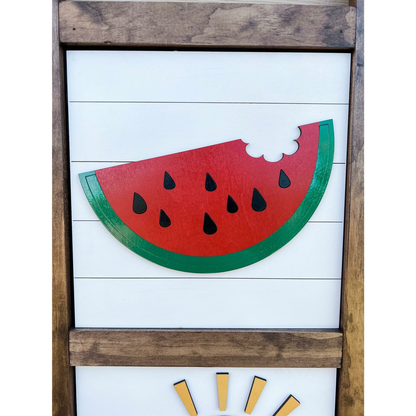 Interchangeable Porch Ladder Sign and Inserts