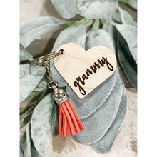 Load image into Gallery viewer, Personalized Heart Keychains