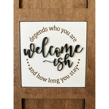 Load image into Gallery viewer, Small Interchangeable Ladder Sign and Inserts