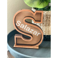 Load image into Gallery viewer, Personalized Letter Banks