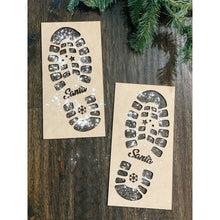 Load image into Gallery viewer, Santa Was Here Footprint Stencil