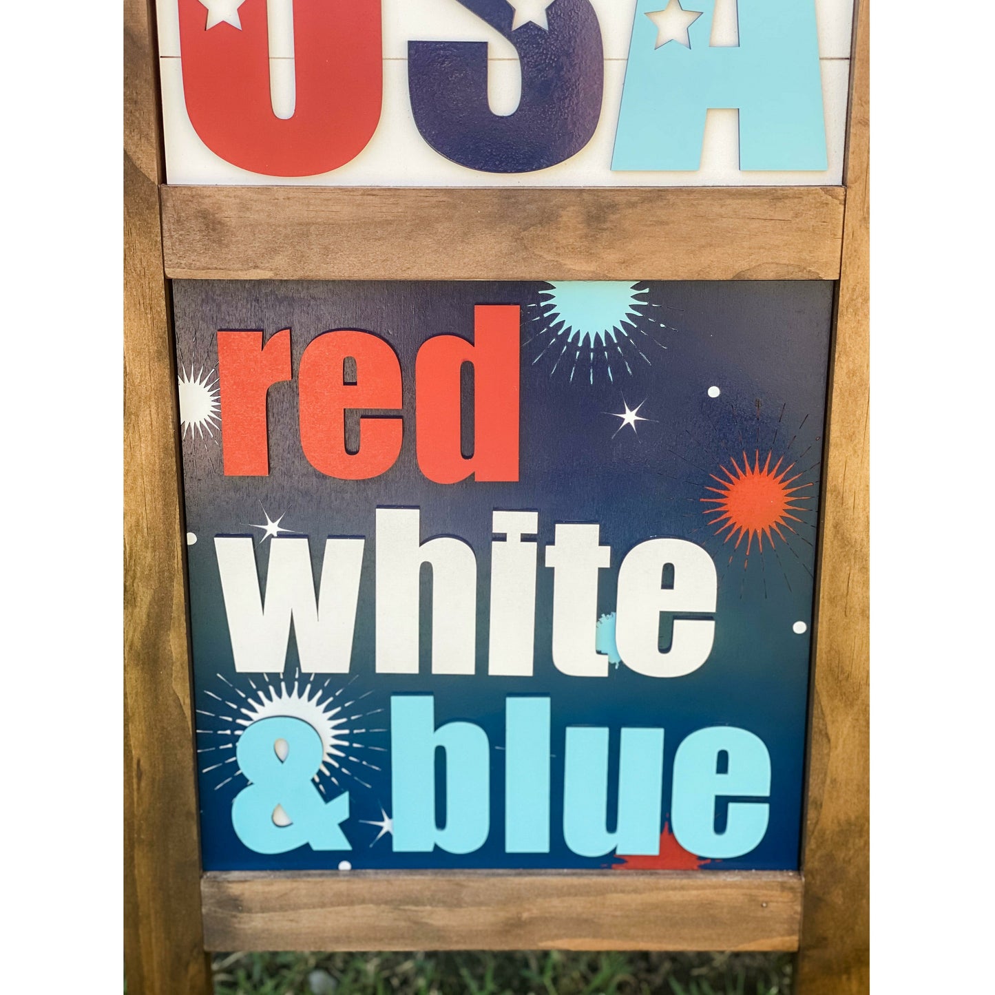 Interchangeable Porch Ladder Sign and Inserts