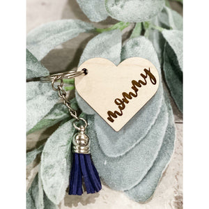 Personalized Heart Keychains