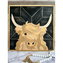 Load image into Gallery viewer, &quot;Buttercup” Highland Cow Wall Art