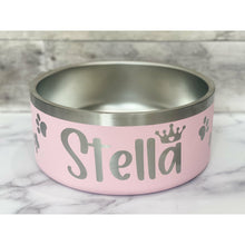 Load image into Gallery viewer, Personalized Laser Engraved Dog Bowls