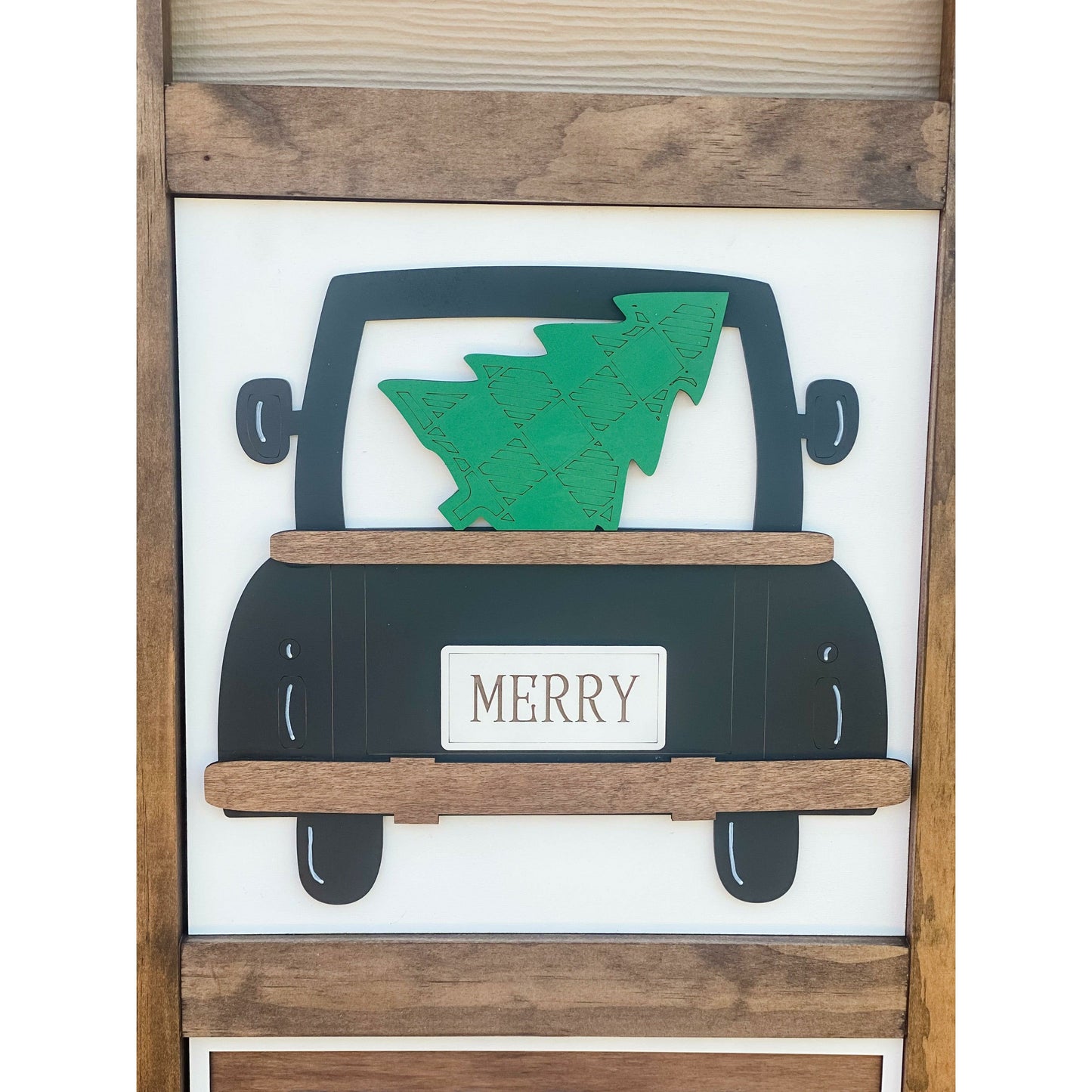 Interchangeable Porch Ladder Sign and Inserts