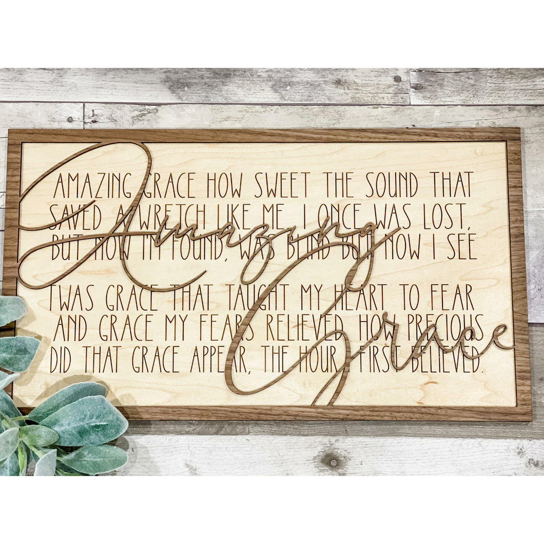 Amazing Grace Sign