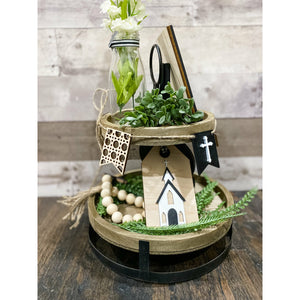 Easter Blessings Tiered Tray Set