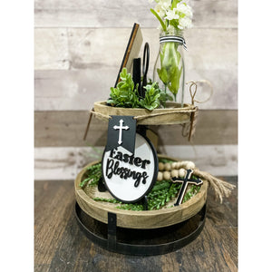 Easter Blessings Tiered Tray Set